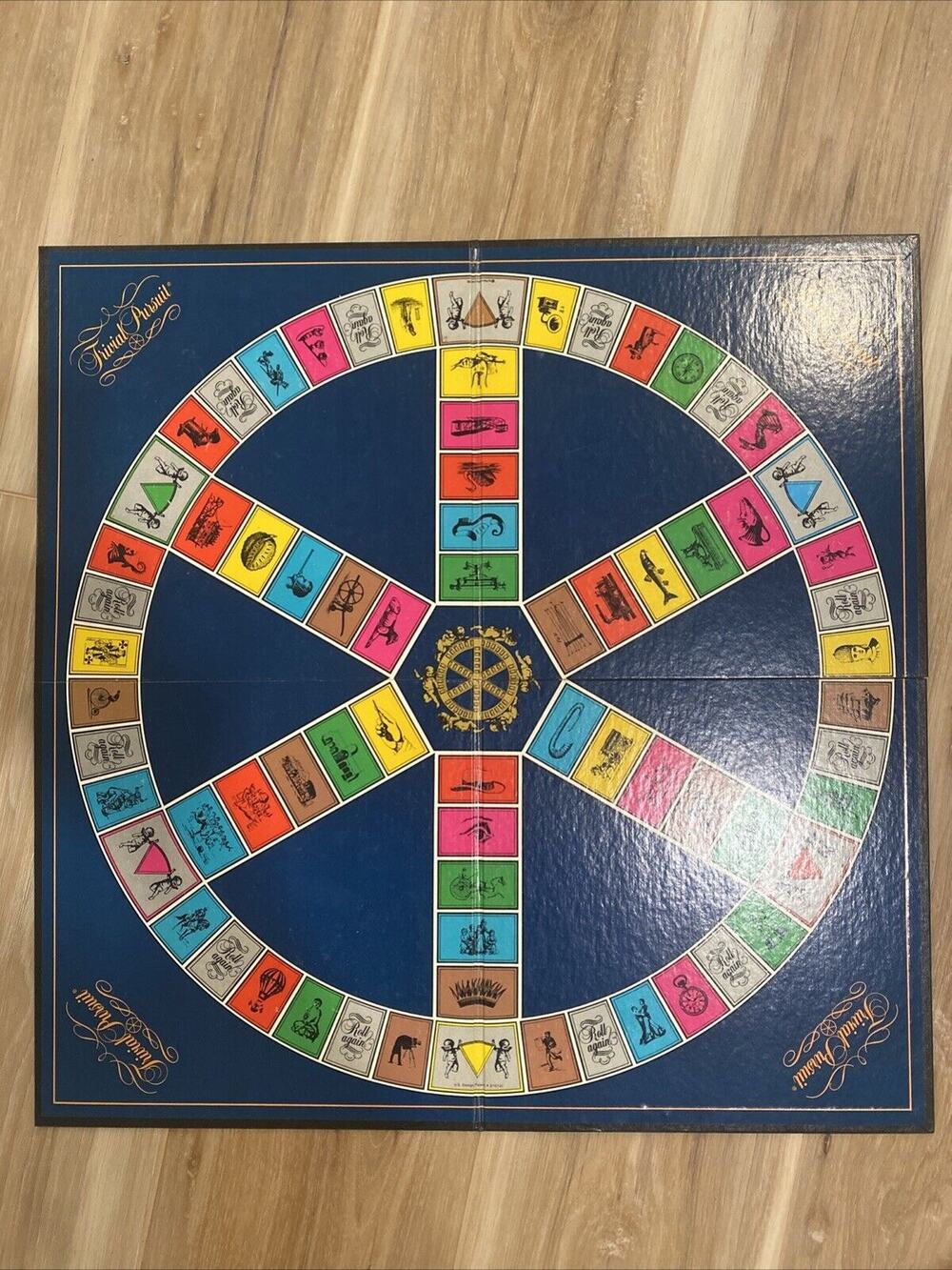 Trivial Pursuit Master Game Genus Edition 1981 Replacement Game Board
